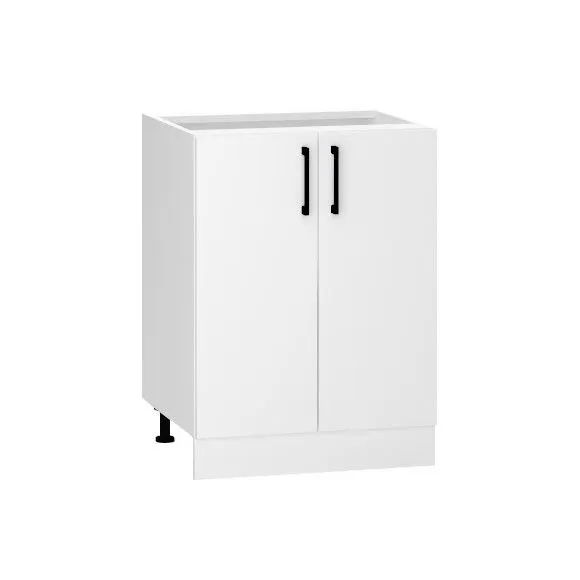 Klasyczna szafka kuchenna stojąca 60 DENIS D60 D2 biała mat I sklep meblowy MIRAT. kolekcja DENIS