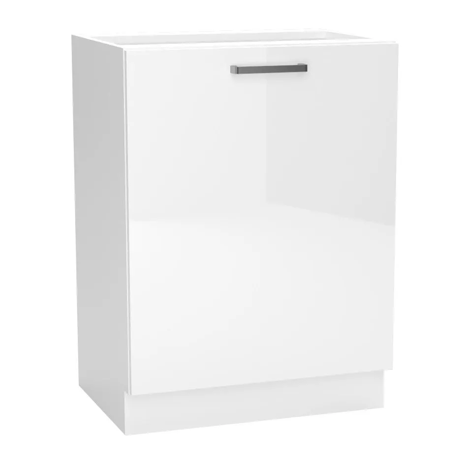 Szafka kuchenna stojąca 60 VITA D60 P/L biała z półką | MIRAT.  kolekcja VITA