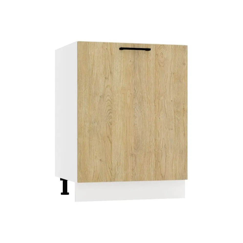 Jednodrzwiowa szafka kuchenna stojąca 60 DENIS D60 P/L dąb London | MIRAT. kolekcja DENIS