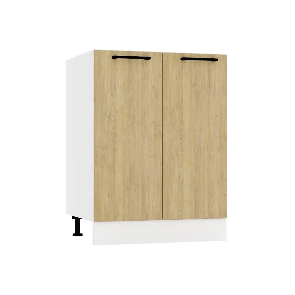 Dwudrzwiowa szafka kuchenna stojąca 60 DENIS D60 2D dąb London | MIRAT.  kolekcja DENIS