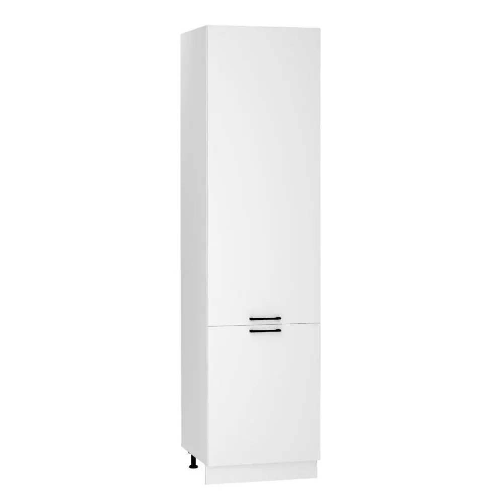 Nowoczesna szafka pod zabudowę lodówki 60 DENIS D60 LO/2333 P/L biała mat I sklep meblowy MIRAT.  kolekcja DENIS