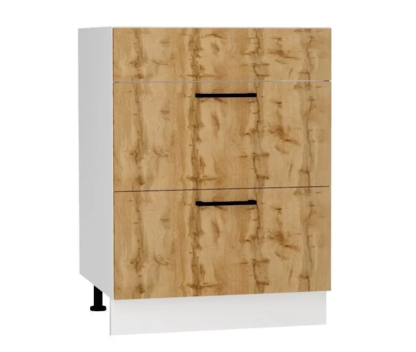 Szafka kuchenna stojąca 60 BONO D60PC S/2 dąb wotan I sklep meblowy MIRAT. styl LOFT