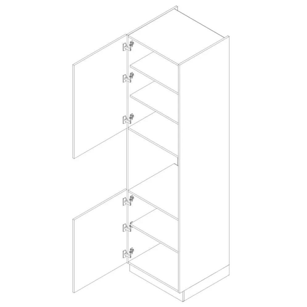 Wysoka szafka pod piekarnik 60 DENIS D60 PK/2333 P/L dąb London | MIRAT.  kolekcja DENIS
