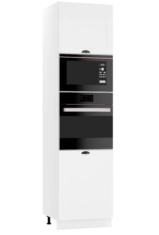 Szafka pod piekarnik i mikrofalę 60 ADELE D60 PK MV/2333 P/L biała I sklep meblowy MIRAT.