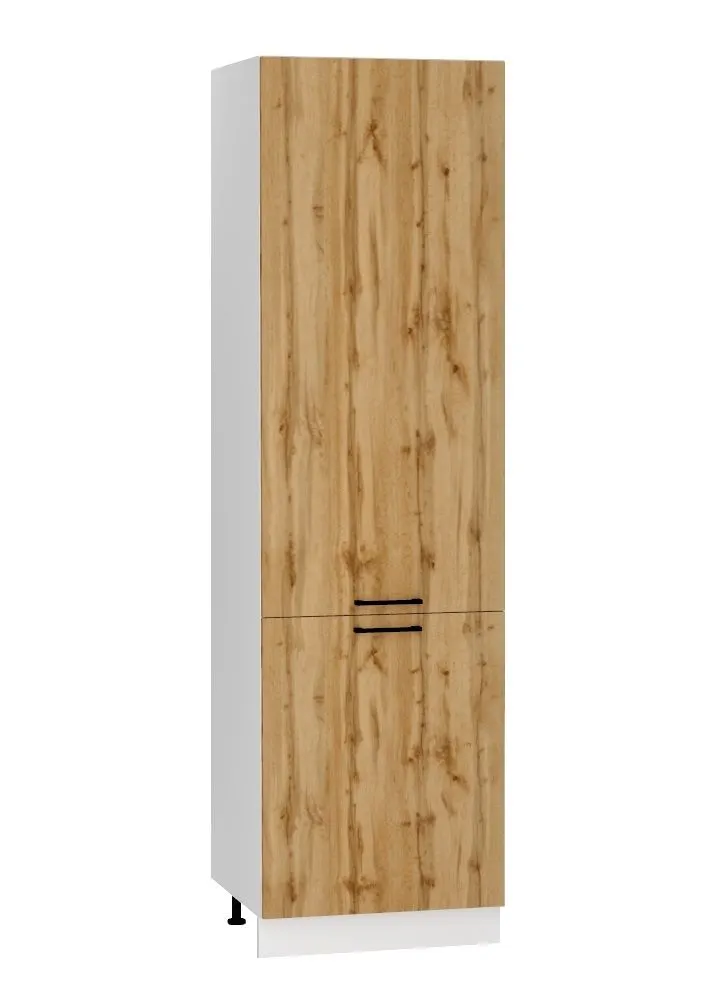 Szafka kuchenna stojąca 60 BONO D60 SŁ P/L 2FR dąb wotan I sklep meblowy MIRAT.