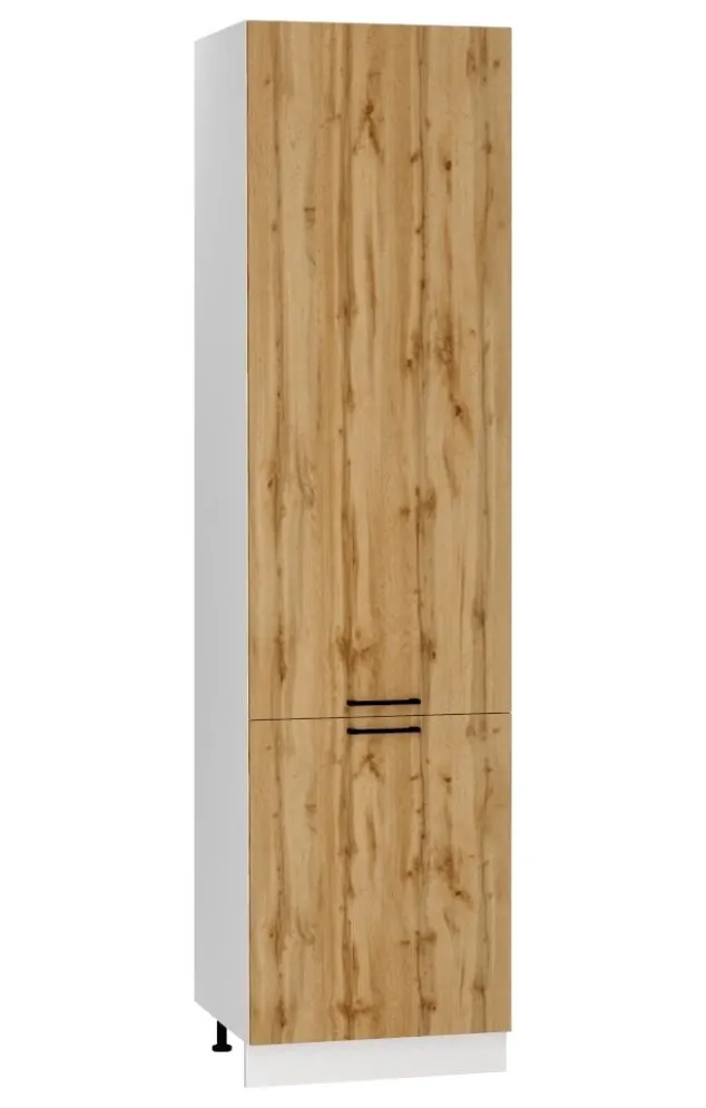 Szafka kuchenna stojąca 60/233 BONO D60 SŁ P/L 2FR dąb wotan I sklep meblowy MIRAT.