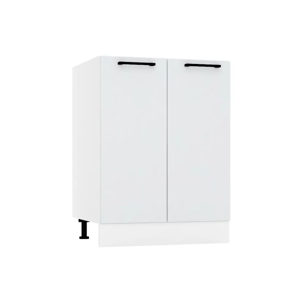 Szafka kuchenna stojąca 60 DENIS D60 2D szara dwudrzwiowa I MIRAT.  kolekcja DENIS