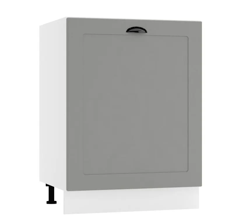 Szafka pod zlew 60 ADELE D60ZL P/L szary mat I sklep meblowy MIRAT.