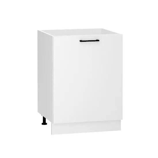 Klasyczna szafka pod zlew 60 DENIS D60ZL P/L biała mat I sklep meblowy MIRAT.  kolekcja DENIS