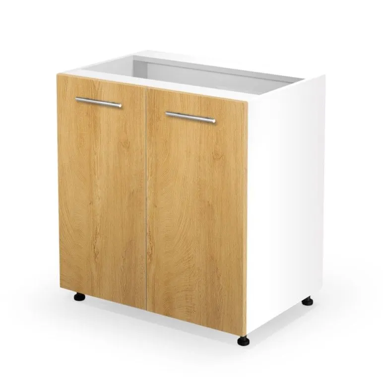 Szafka kuchenna stojąca 80 VENTO D-80/82 dąb jednodrzwiowa | MIRAT.  kolekcja VENTO
