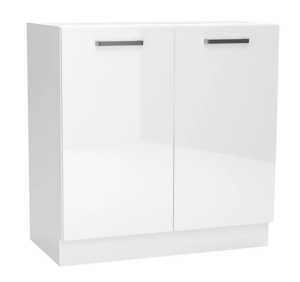 Szafka kuchenna stojąca 80 VITA D80 biała z uchwytami | MIRAT.  kolekcja VITA