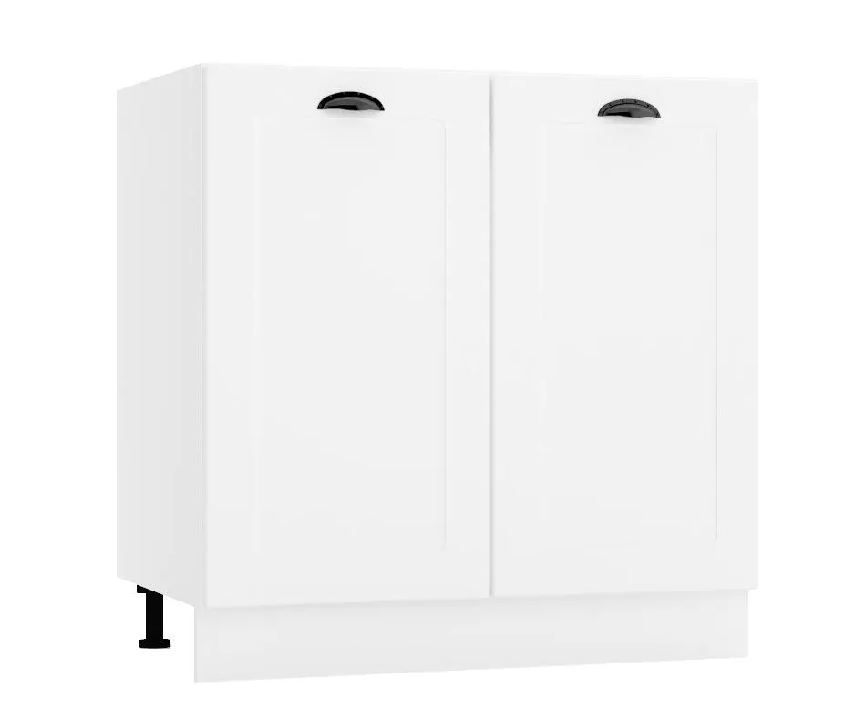Szafka kuchenna stojąca 80 ADELE D80 biała I sklep meblowy MIRAT.