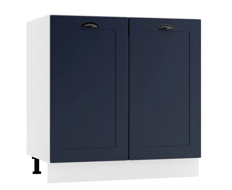 Szafka kuchenna stojąca 80 ADELE D80 granatowa I sklep meblowy MIRAT.