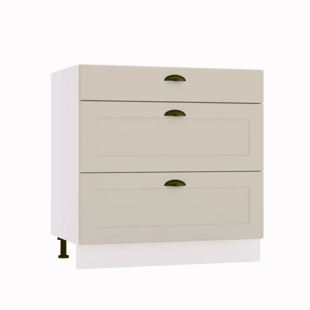 Szafka kuchenna stojąca 80 ADELE D80 S/3 beżowa I sklep meblowy MIRAT.  kolekcja ADELE