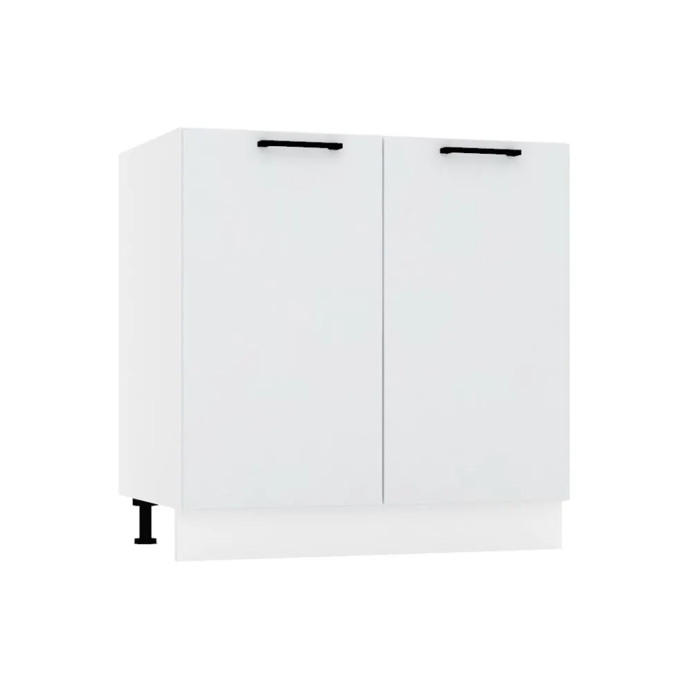 Szafka kuchenna stojąca 80 DENIS D80 2D szara z cichym domykiem I MIRAT. kolekcja DENIS