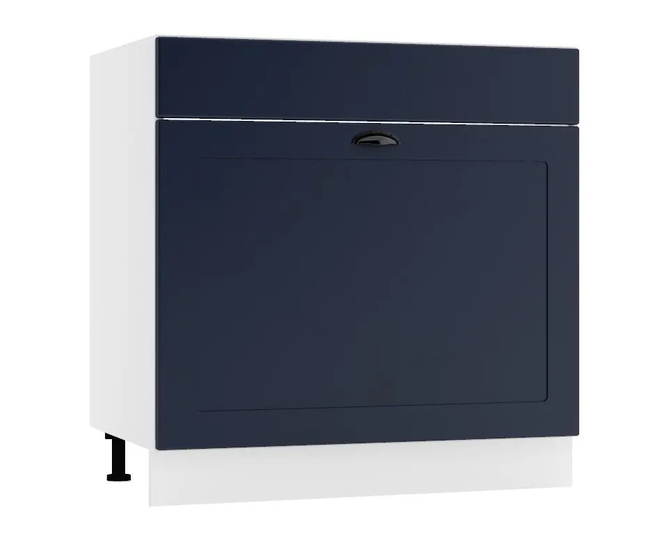 Szafka pod zlew 80 ADELE D80ZL S/1 granatowa I sklep meblowy MIRAT.