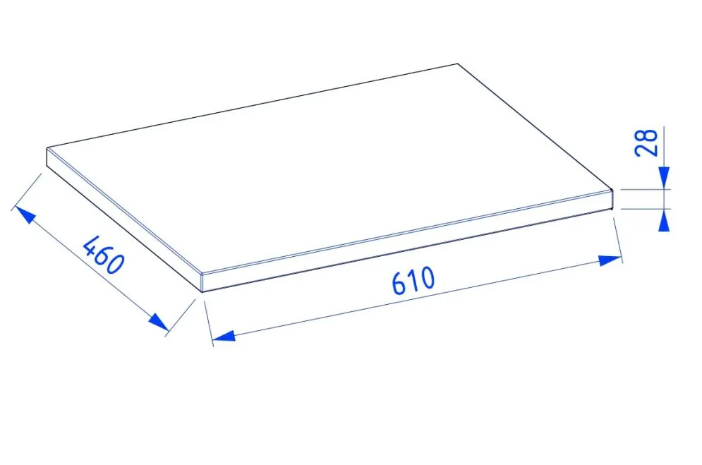 Szafka pod umywalkę COCO 60 cm kaszmirowa półmat z szufladami | MIRAT kolekcja COCO