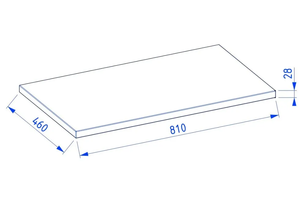 Szafka pod umywalkę COCO 80 cm kaszmirowa półmat z szufladami | MIRAT  kolekcja COCO
