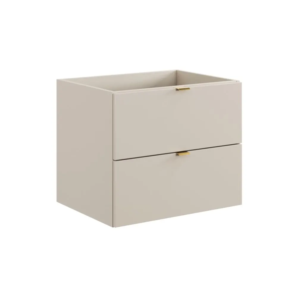 Wisząca szafka pod umywalkę DALIA CASHMERE 2S 60cm kaszmirowy mat I sklep meblowy MIRAT. styl SKANDYNAWSKI kolekcja DALIA CD