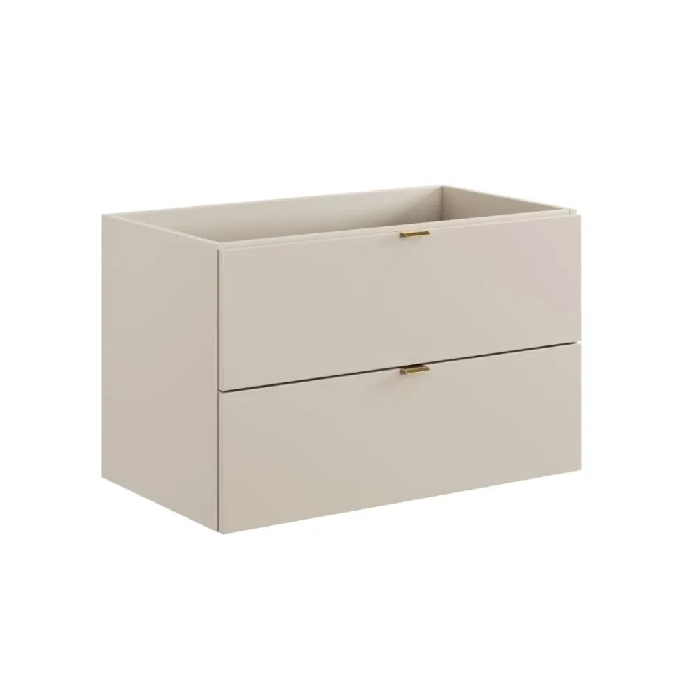 Szafka pod umywalkę DALIA CASHMERE 2S 80cm kaszmirowy mat I sklep meblowy MIRAT. styl SKANDYNAWSKI kolekcja DALIA CD