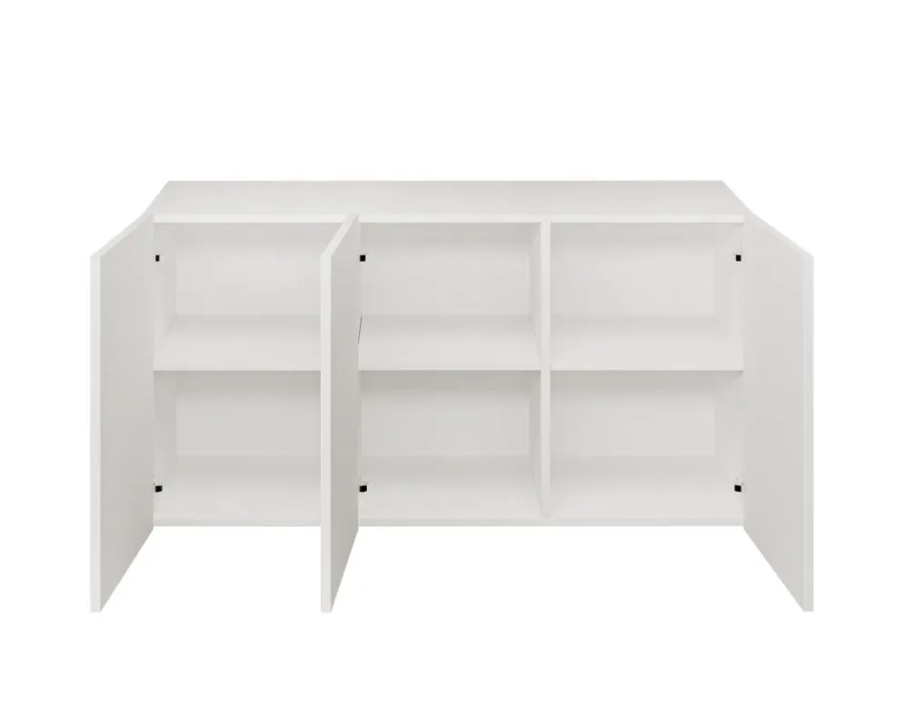 Komoda GABI 160cm biała wisząca z półkami I sklep meblowy MIRAT.  kolekcja GABI