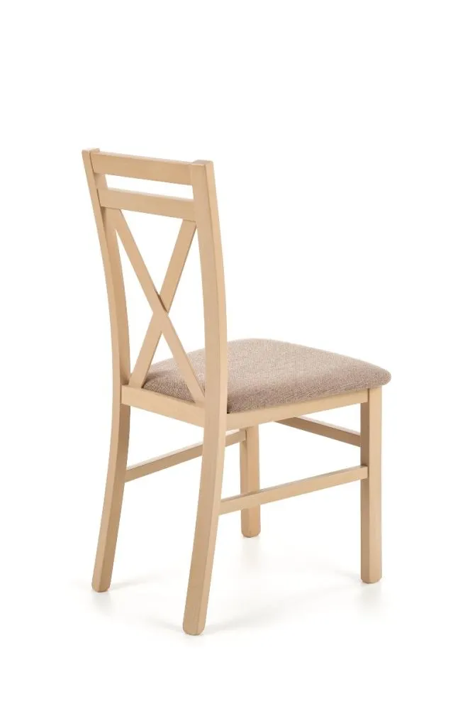 Krzesło DARIUSZ dąb sonoma tapicerowane siedzisko | MIRAT. styl KLASYCZNY kolekcja DARIUSZ