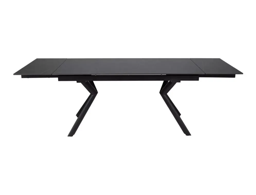 Stół ceramiczny industrialny Norton 160-240 cm czarny | MIRAT styl LOFT