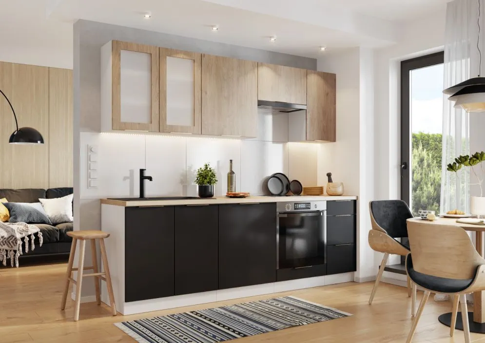 Nowoczesna szafka kuchenna stojąca 45 DENIS D45 P/L dąb London | MIRAT.  kolekcja DENIS