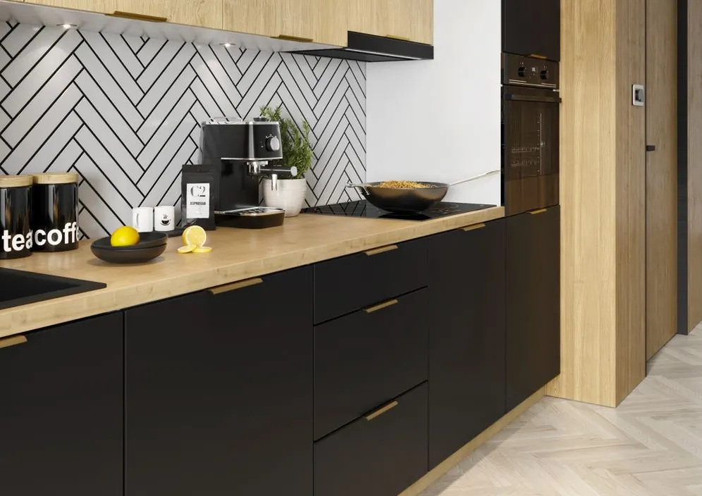 Panel boczny DENIS 72x32 czarny mat foliowany I MIRAT.  kolekcja DENIS