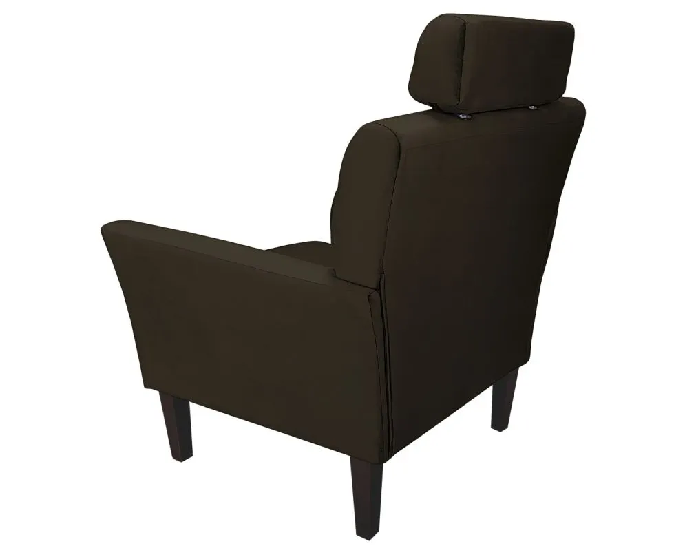 Fotel PIRO MG VELVET brązowy tapicerowany aksamitem | MIRAT. styl GLAMOUR