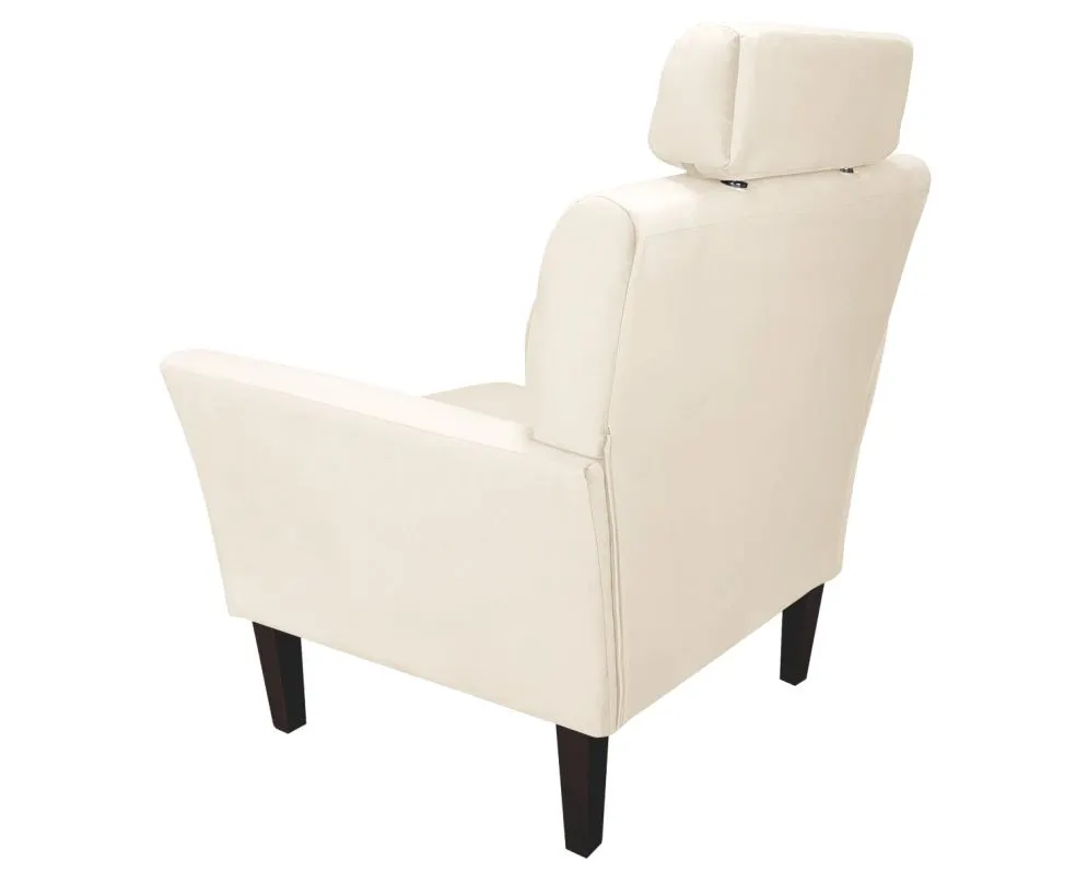 Fotel PIRO MG VELVET ecru tapicerowany aksamitem | MIRAT. styl GLAMOUR