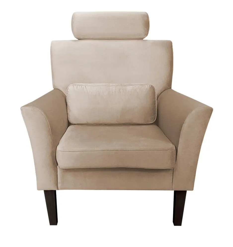 Fotel PIRO MG VELVET szary tapicerowany aksamitem | MIRAT. styl GLAMOUR