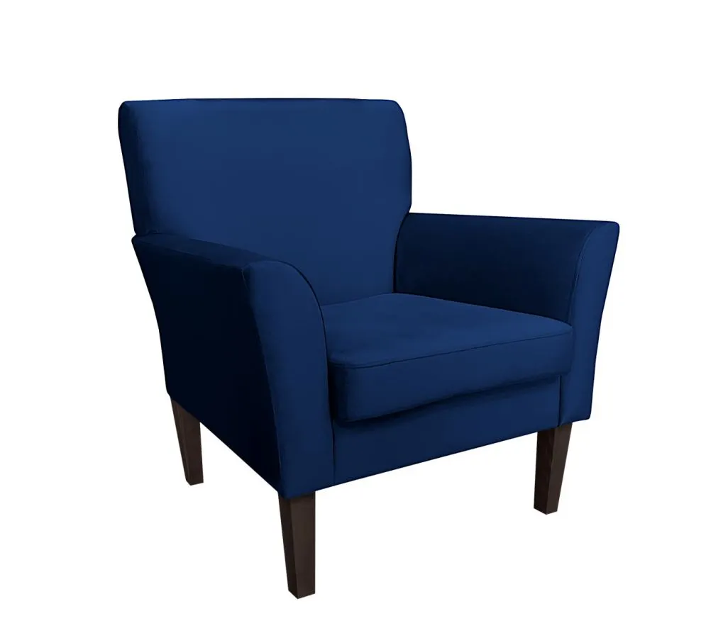 Fotel PIRO MG VELVET granatowy tapicerowany aksamitem | MIRAT. styl GLAMOUR