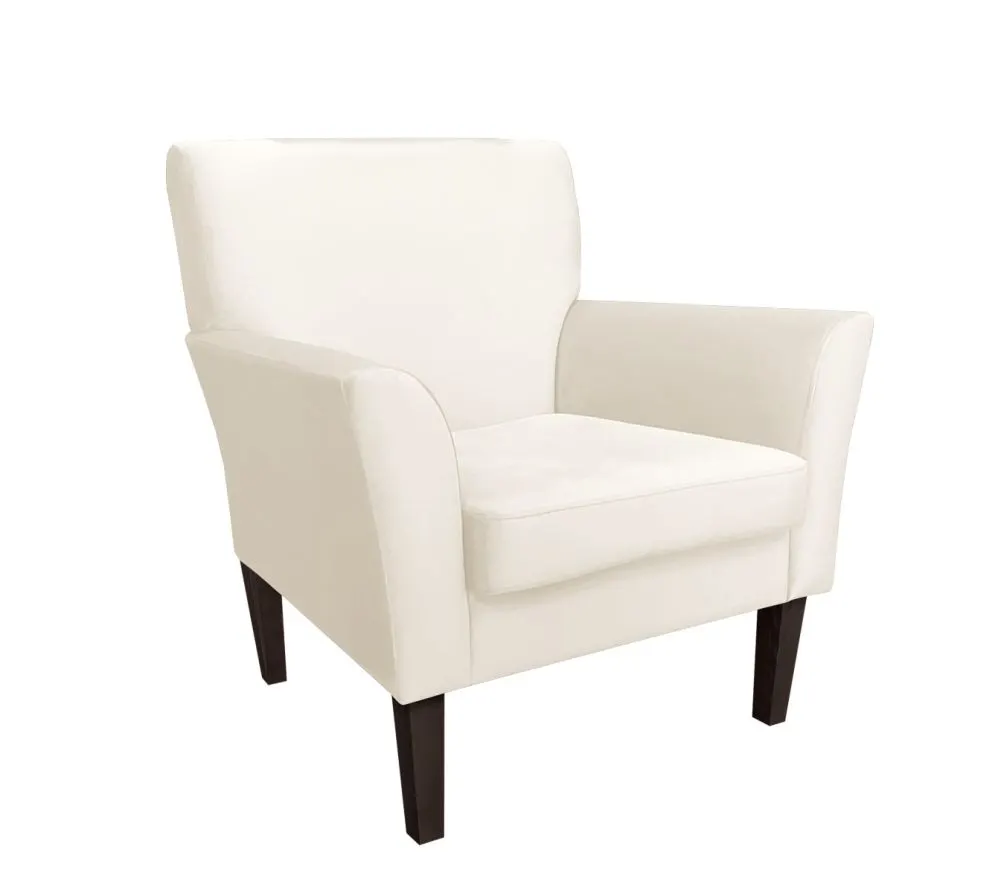 Fotel PIRO MG VELVET ecru tapicerowany aksamitem | MIRAT. styl GLAMOUR