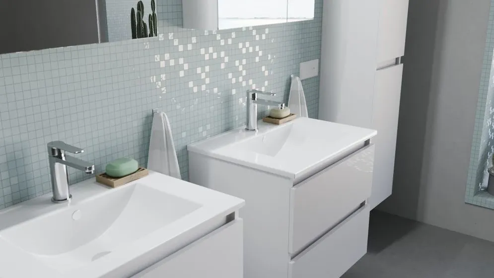 Szafka pod umywalkę ARCO 60 cm biała połysk modułowa | MIRAT