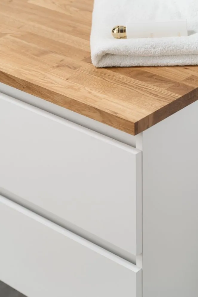 Szafka pod umywalkę ARCO 80 cm biała połysk modułowa | MIRAT