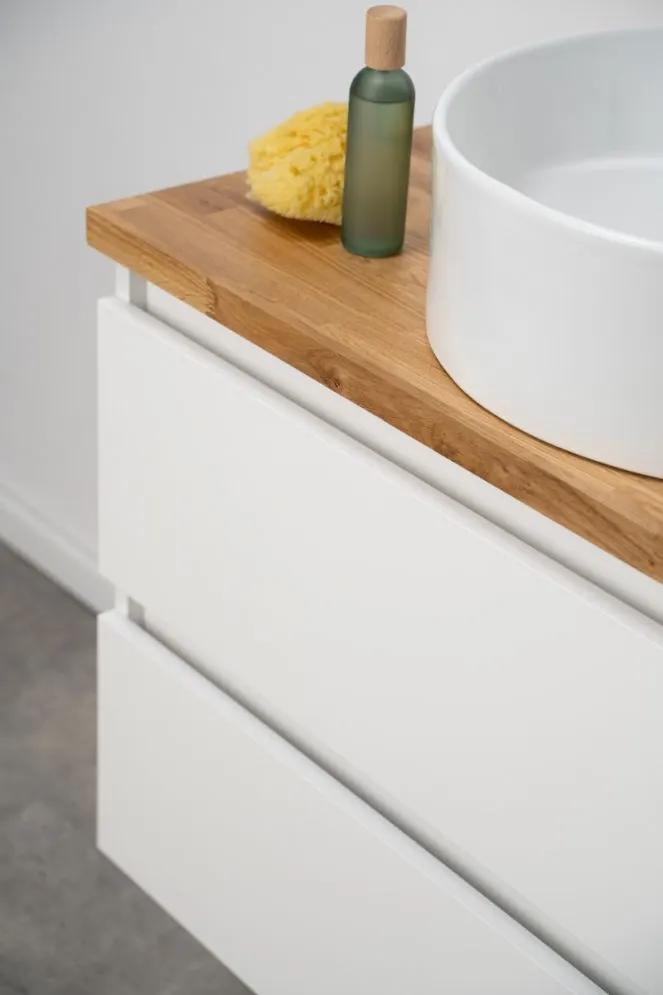 Szafka pod umywalkę ARCO 60 cm biała połysk modułowa | MIRAT