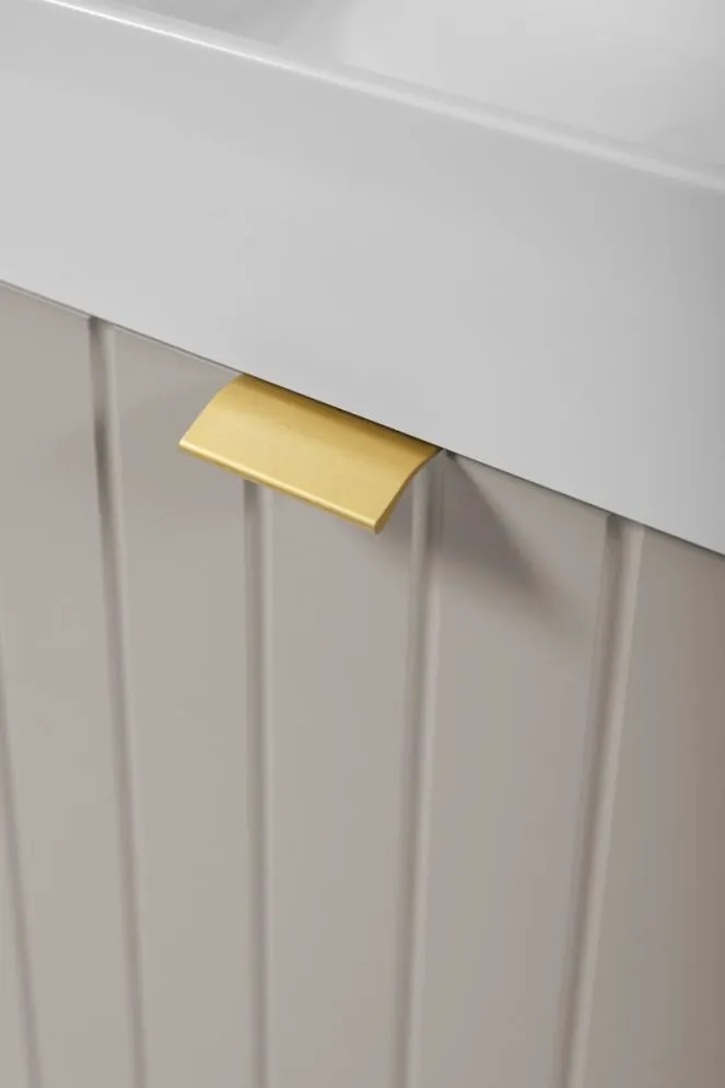 Szafka pod umywalkę HARMO 80 cm kaszmirowa półmat wisząca | MIRAT kolekcja HARMO