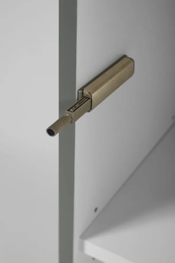 Szafka łazienkowa wysoka LOV 33 cm szaro-zielona półmat słupek| MIRAT  kolekcja LOV