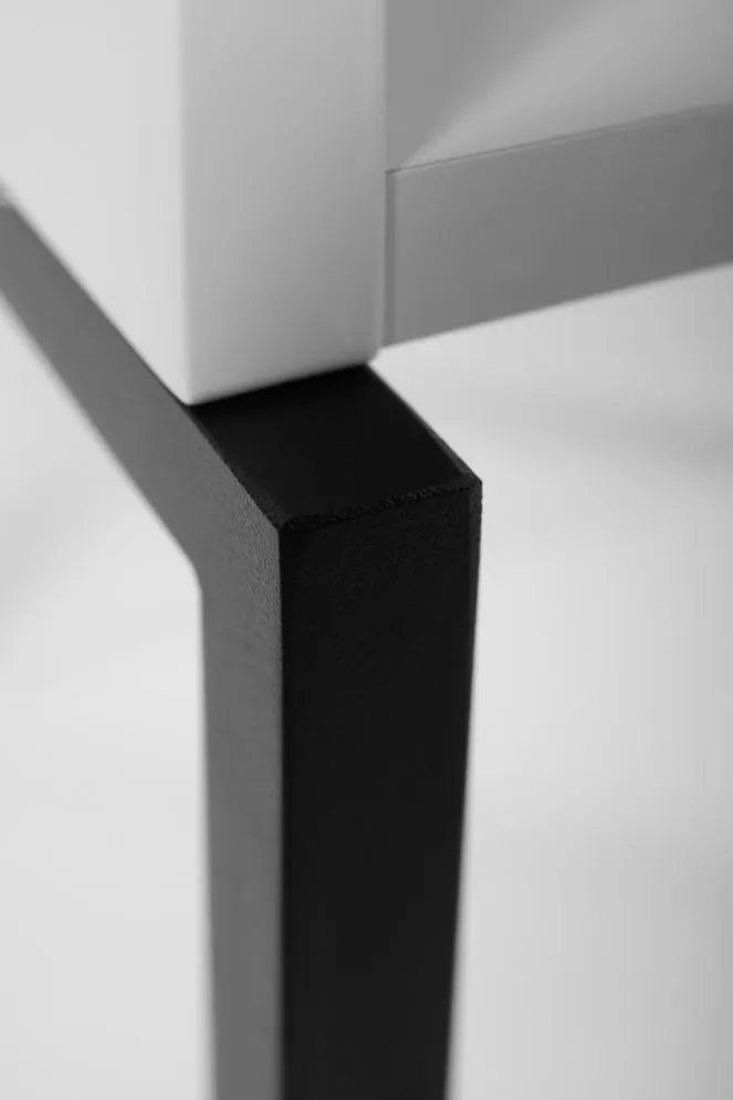 Szafka łazienkowa wysoka LOV 33 cm biała połysk z półkami| MIRAT  kolekcja LOV