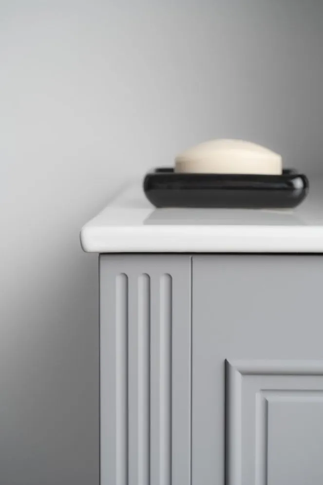 Szafka pod umywalkę OXFORD 60 cm w kolorze ciemno szarym półmat | MIRAT