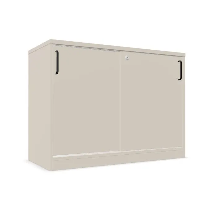 Szafka biurowa przesuwna EASY SPACE CABINET S 1.5-OH 100cm kaszmirowa zamykana I sklep meblowy MIRAT.