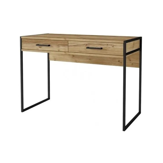 Biurko KAMMY appenzeller fichte/czarne z szufladami I sklep meblowy MIRAT. styl LOFT