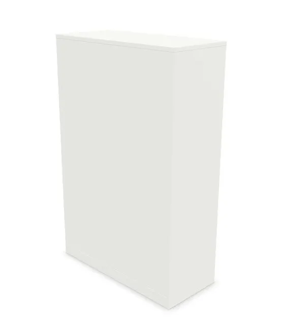 Szafka biurowa żaluzjowa EASY SPACE CABINET HRT 4-OH 100cm biała zamykana I sklep meblowy MIRAT.