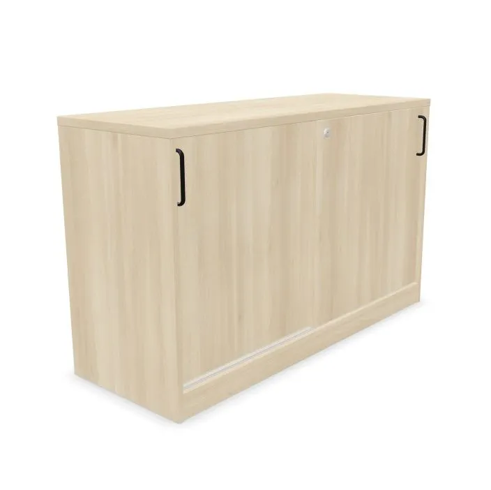 Szafka biurowa przesuwna EASY SPACE CABINET S 1.5-OH 120cm akacjowa zamykana I sklep meblowy MIRAT.