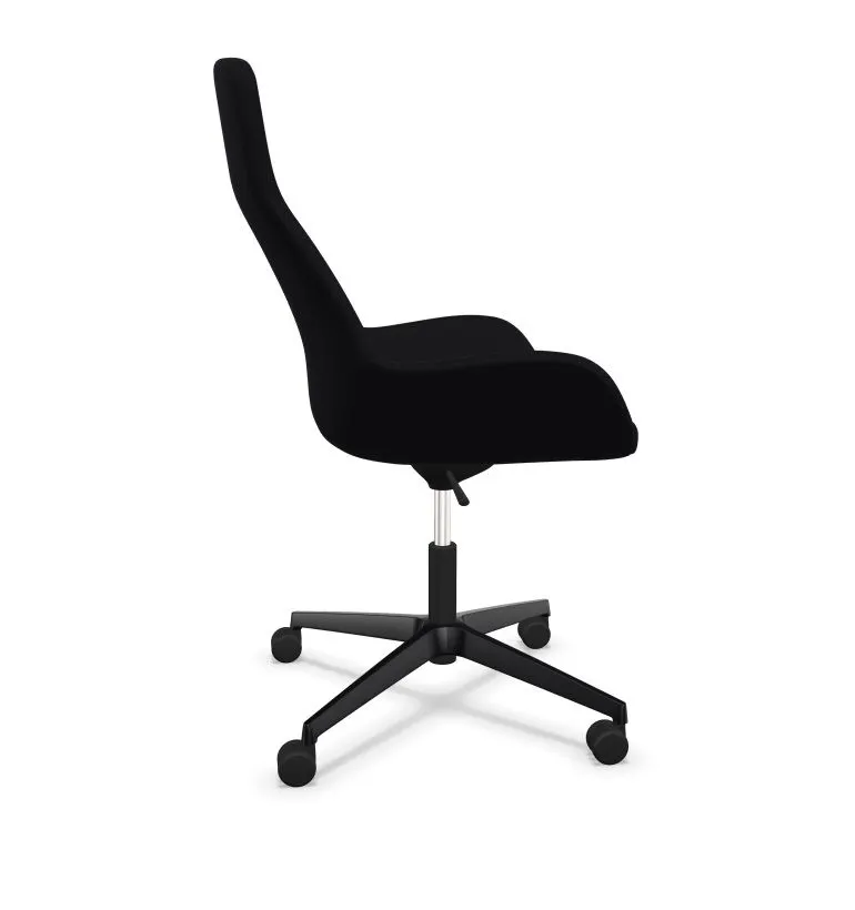 Fotel obrotowy LUPINO CUR60111 czarny konferencyjny I sklep meblowy MIRAT.