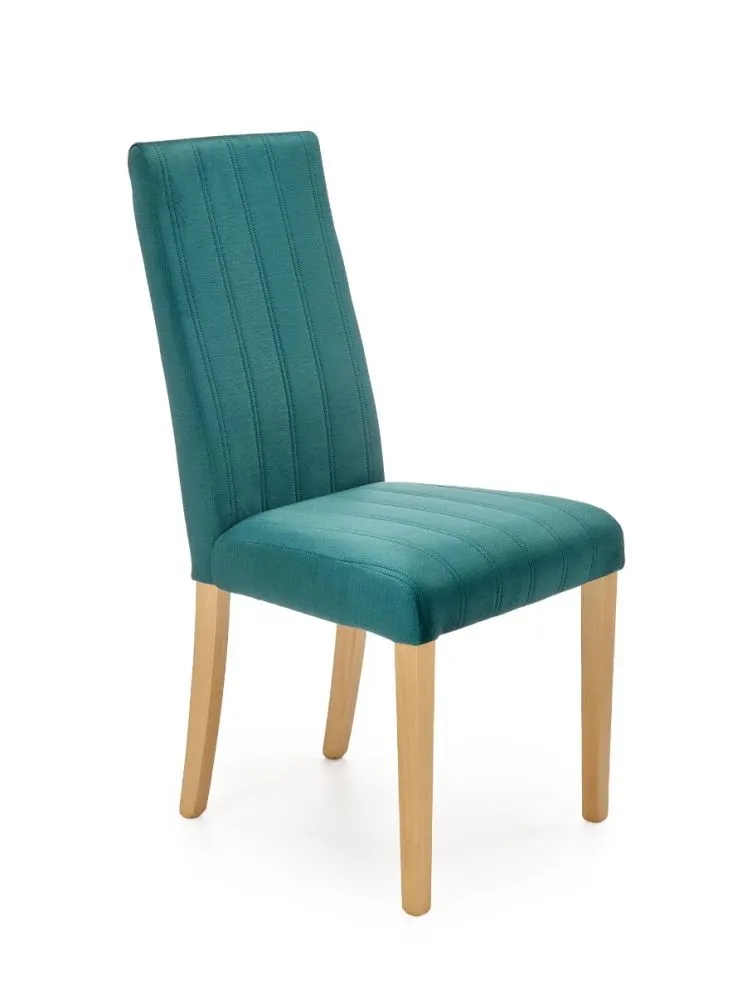 Krzesło DIEGO 3 VELVET ciemnozielone na drewnianych nogach | MIRAT. styl SKANDYNAWSKI