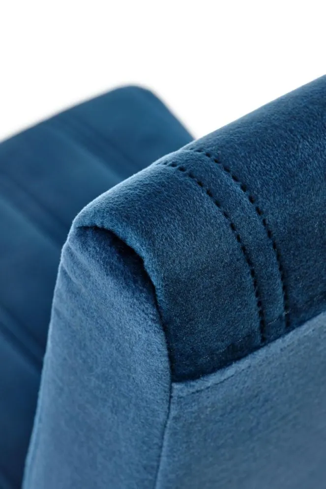 Krzesło DIEGO 3 VELVET granatowe na drewnianych nogach | MIRAT. styl SKANDYNAWSKI