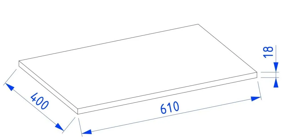 Szafka pod umywalkę L-WOOD 59 cm antracyt mat z szufladą cargo | MIRAT  kolekcja L-WOOD