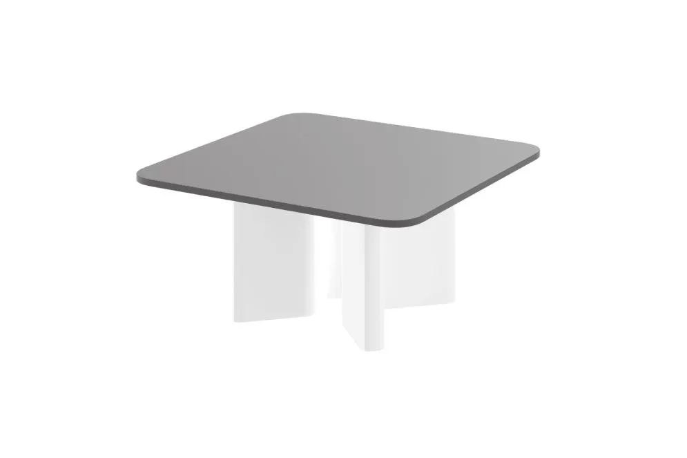 Stolik kawowy DIVERSO 80x80 szary mat/biały mat I sklep meblowy MIRAT. styl GLAMOUR kolekcja DIVERSO